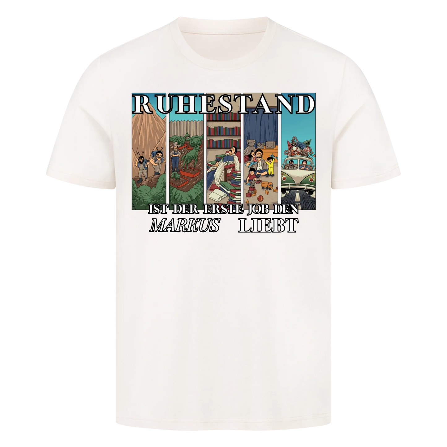 Personalisierbar - Ruhestand - Unisex Premium T-Shirt