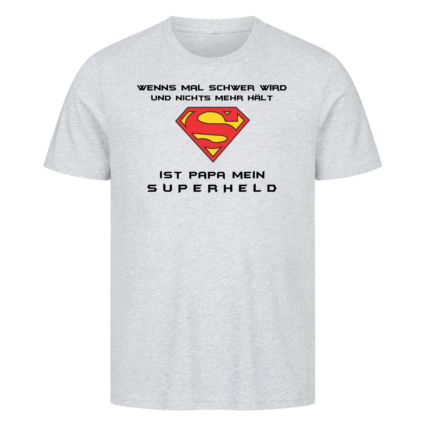 Personalisierbar - Superhelden Papa - Unisex Premium T-Shirt