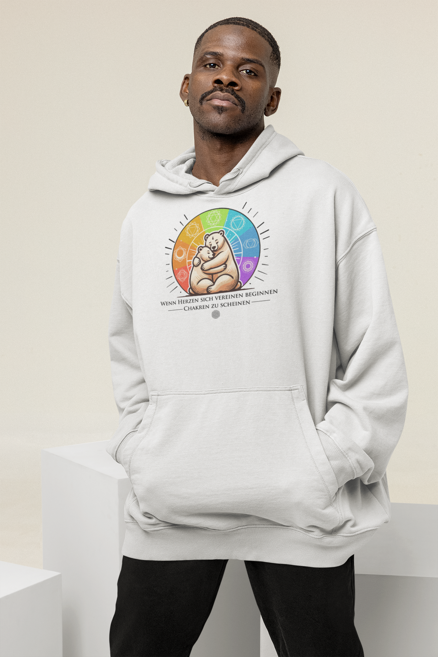 Chackra Bären - Oversized Hoodie