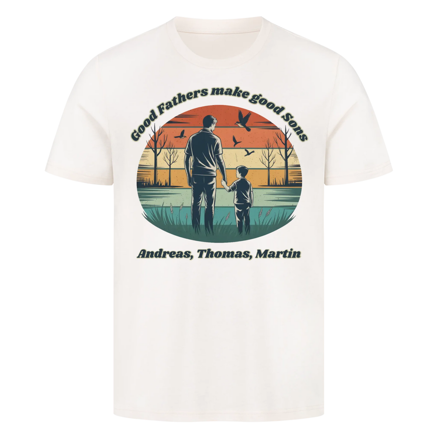 Personalisiert - Good Fathers - Premium T-Shirt