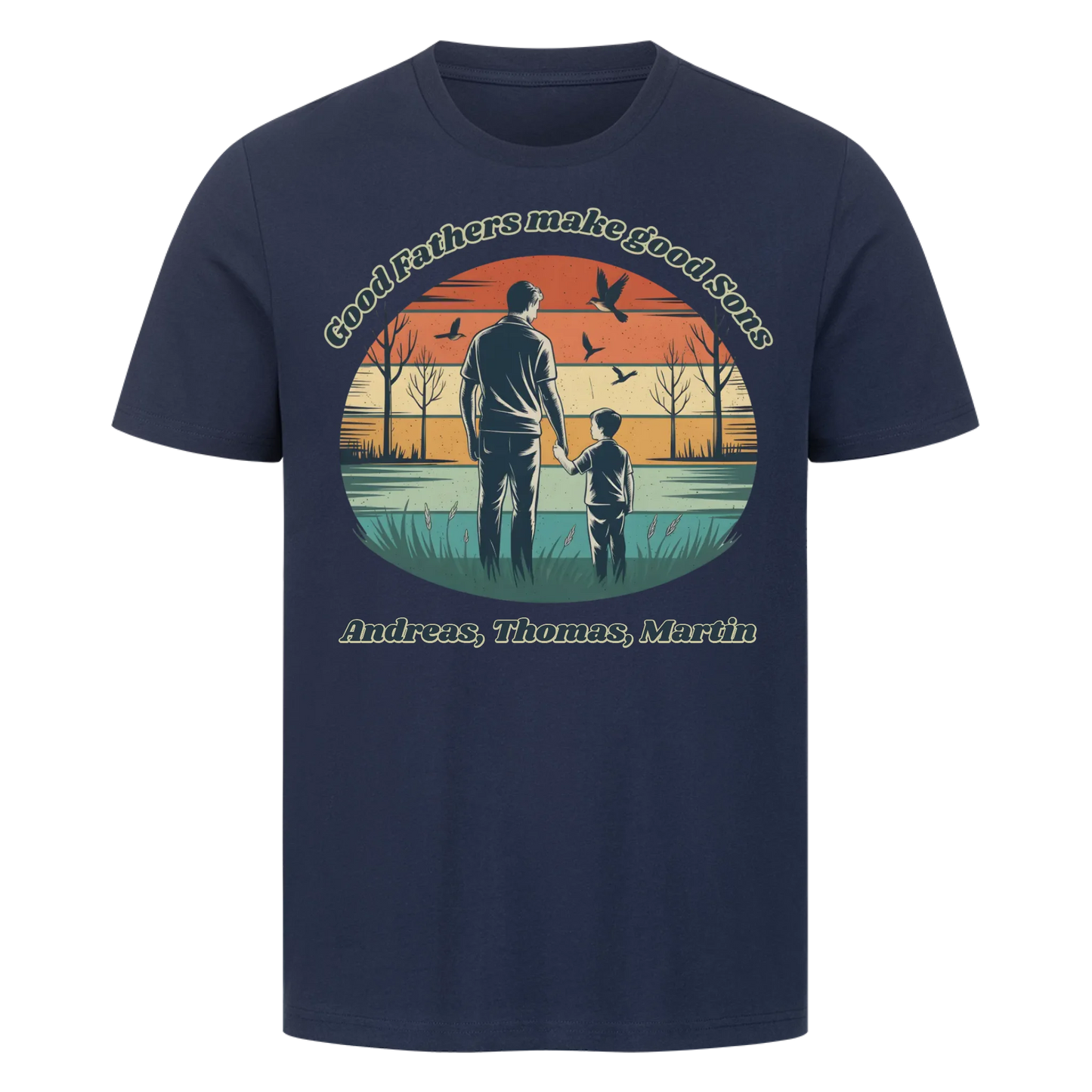 Personalisiert - Good Fathers - Premium T-Shirt