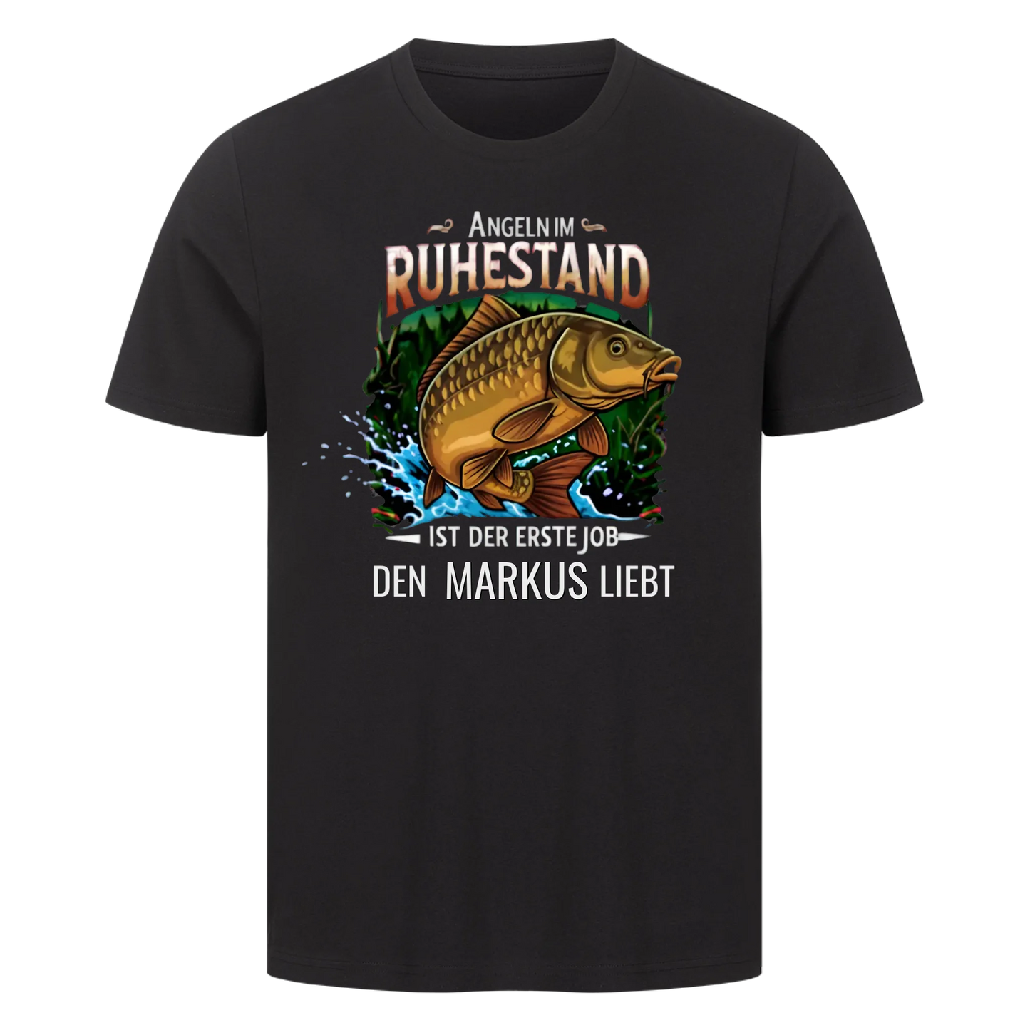 Personalisiert - Ruhestand Angeln - Premium T-Shirt