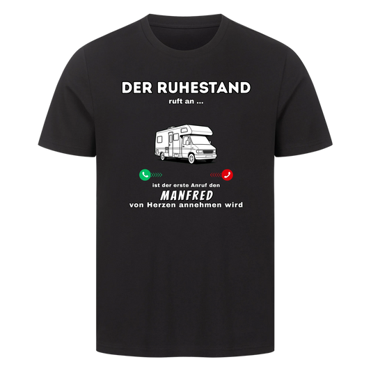 Personalisiert - Ruhestand Anruf Wohnmobil - Unisex Premium T-Shirt