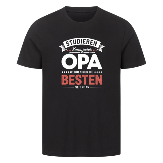 Personalisiert - Opa werden nur die Besten - Unisex Premium T-Shirt
