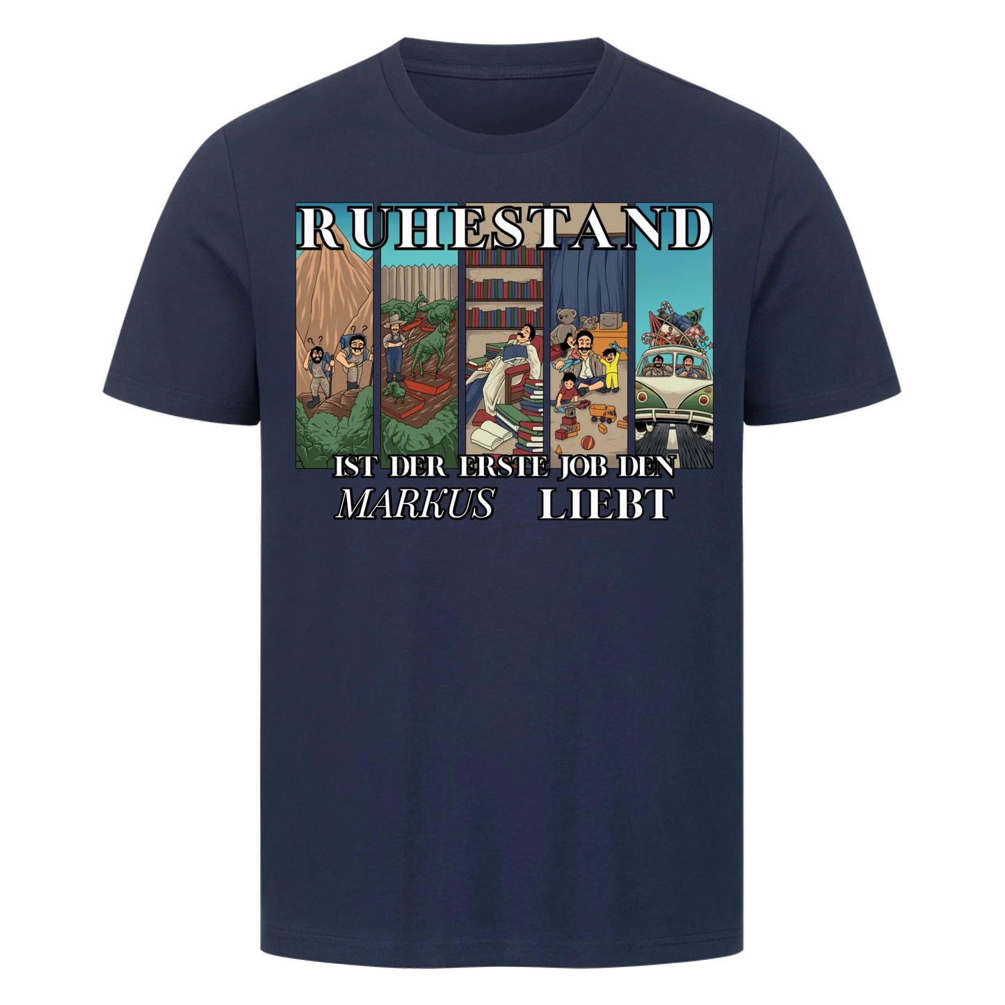 Personalisierbar - Ruhestand - Unisex Premium T-Shirt