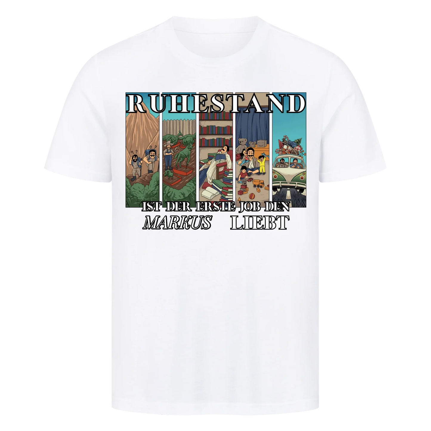 Personalisierbar - Ruhestand - Unisex Premium T-Shirt