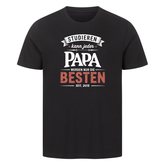 Personalisierbar - Papa werden nur die besten - Unisex Premium T-Shirt