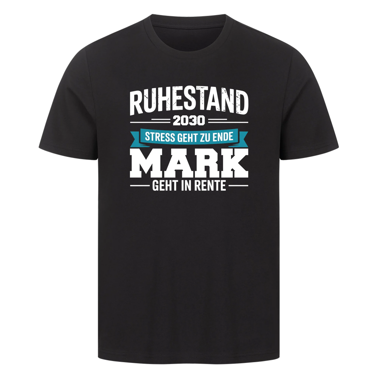 Personalisierbar - Stress geht zu Ende - Unisex Premium T-Shirt