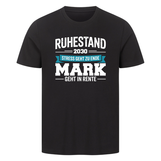 Personalisierbar - Stress geht zu Ende - Unisex Premium T-Shirt