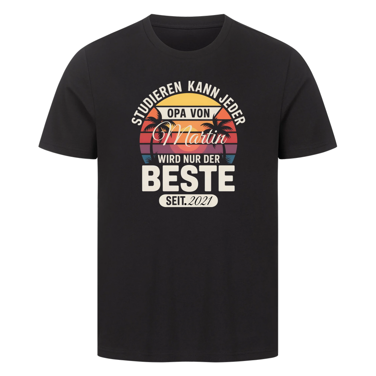 Personalisierbar - Opa von, ist der Beste - Unisex Premium T-Shirt