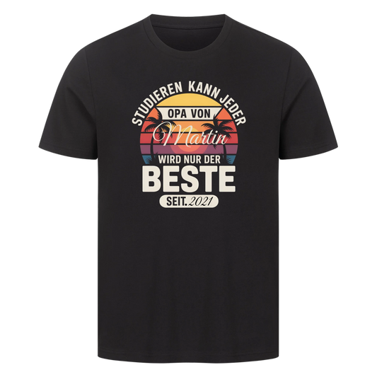 Personalisierbar - Opa von, ist der Beste - Unisex Premium T-Shirt