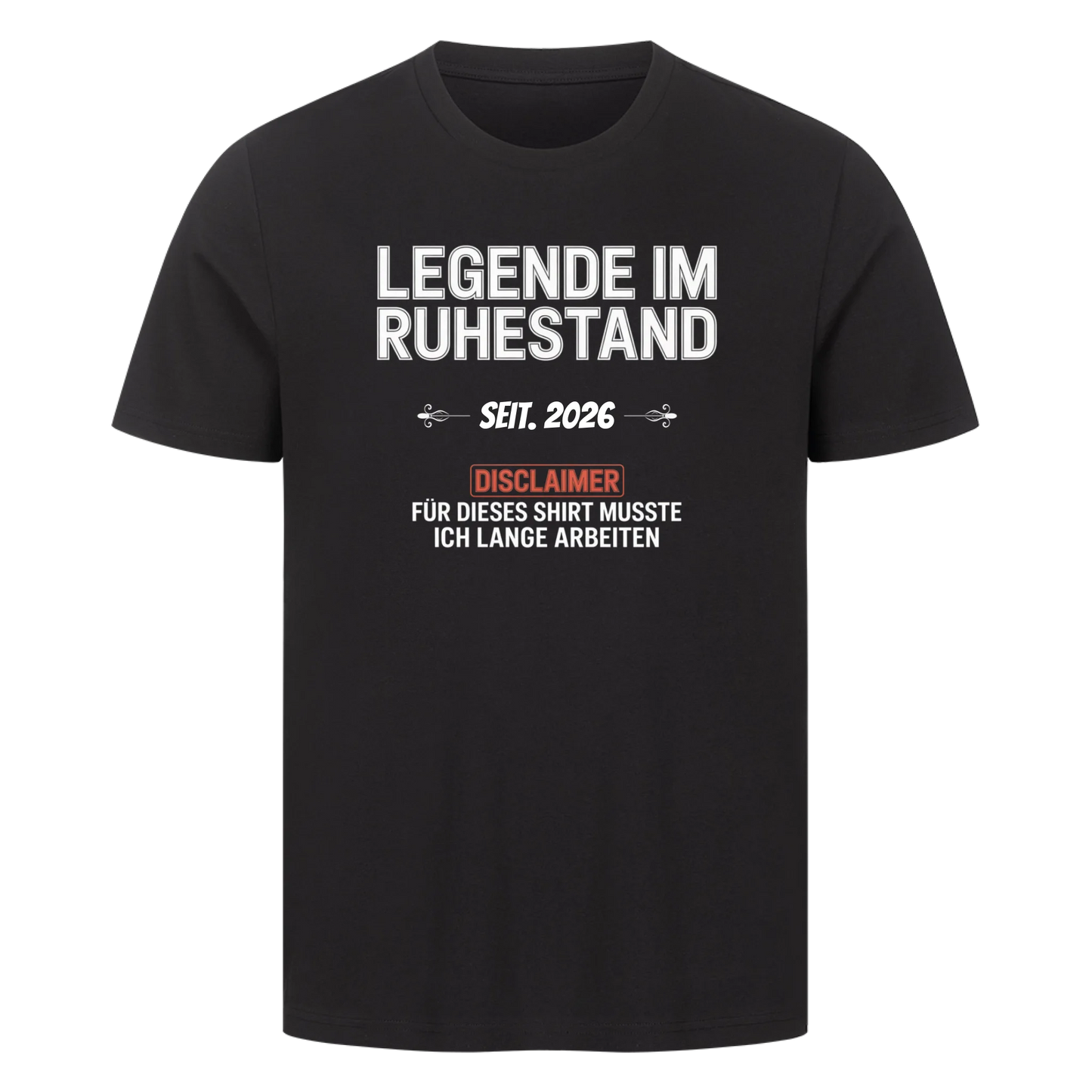 Personalisierbar - Legende im Ruhestand - Unisex Premium T-Shirt