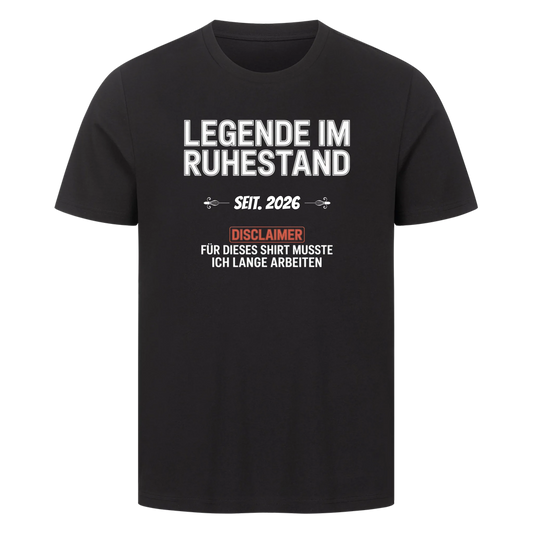 Personalisierbar - Legende im Ruhestand - Unisex Premium T-Shirt