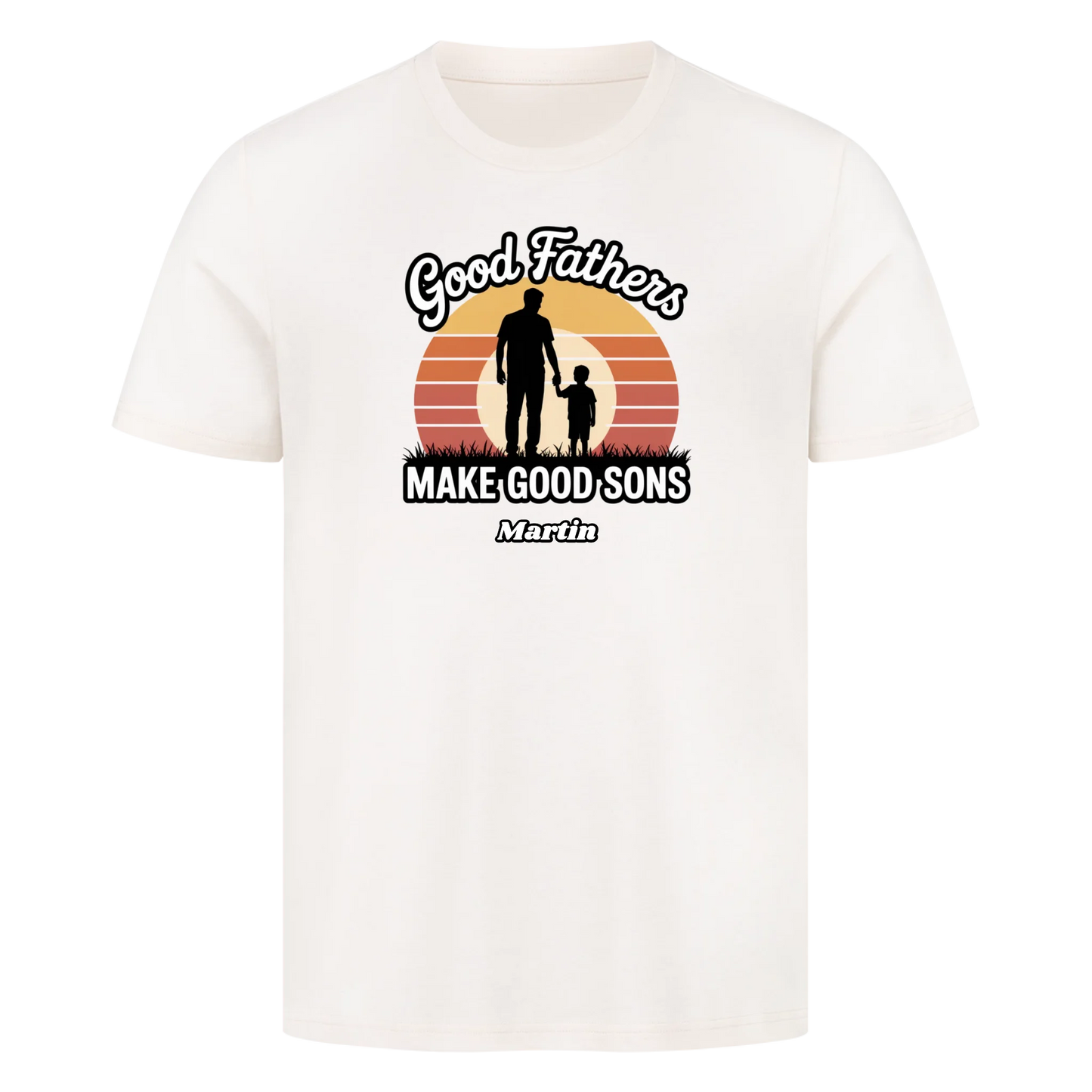Personalisierbar - Good Fathers Sunset - Unisex Premium T-Shirt