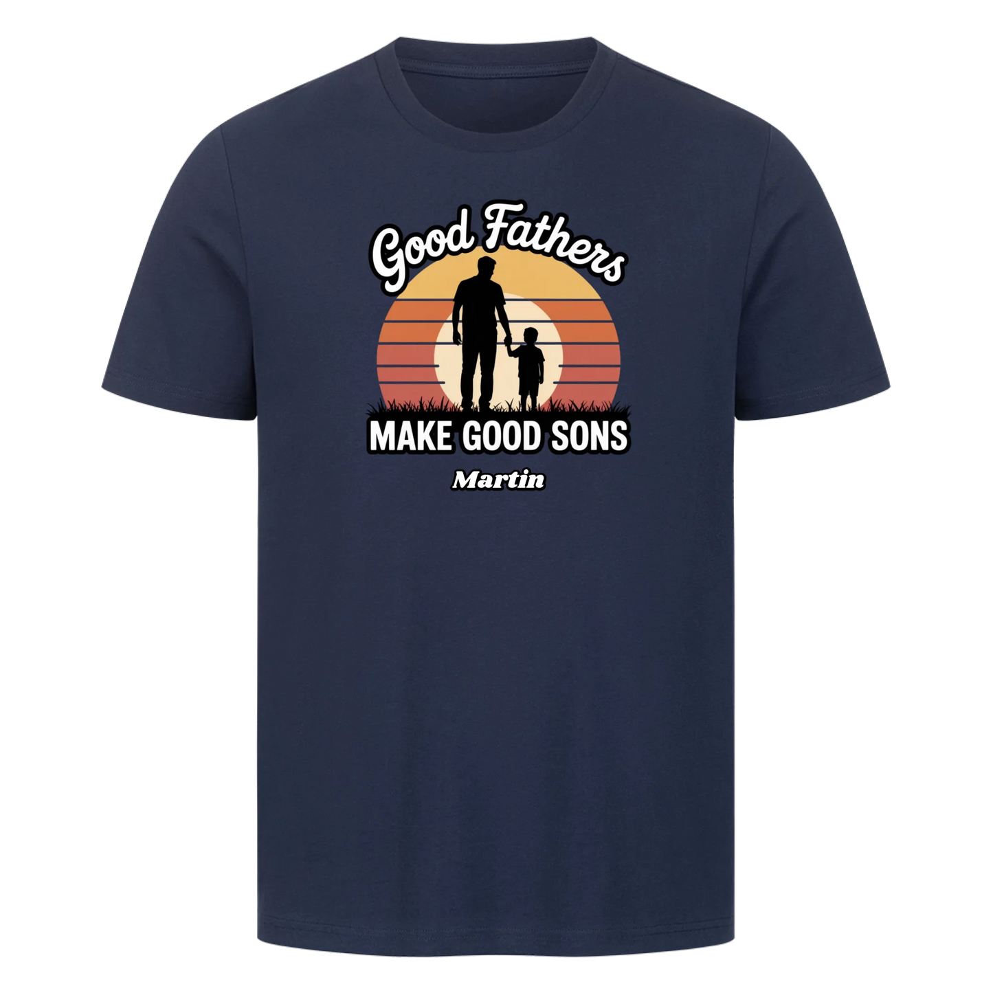 Personalisierbar - Good Fathers Sunset - Unisex Premium T-Shirt