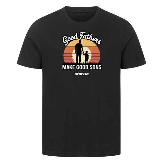 Personalisierbar - Good Fathers Sunset - Unisex Premium T-Shirt