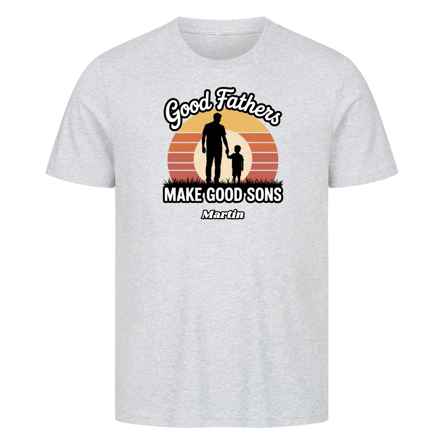 Personalisierbar - Good Fathers Sunset - Unisex Premium T-Shirt