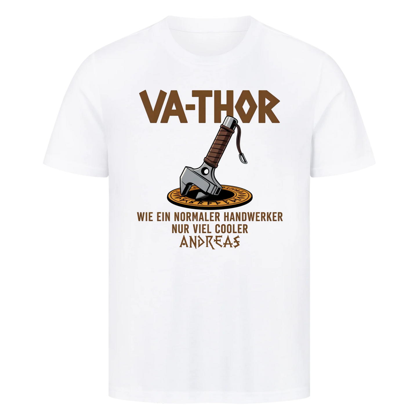 Personalisierbar - Va-Thor Handwerker - Unisex Premium T-Shirt