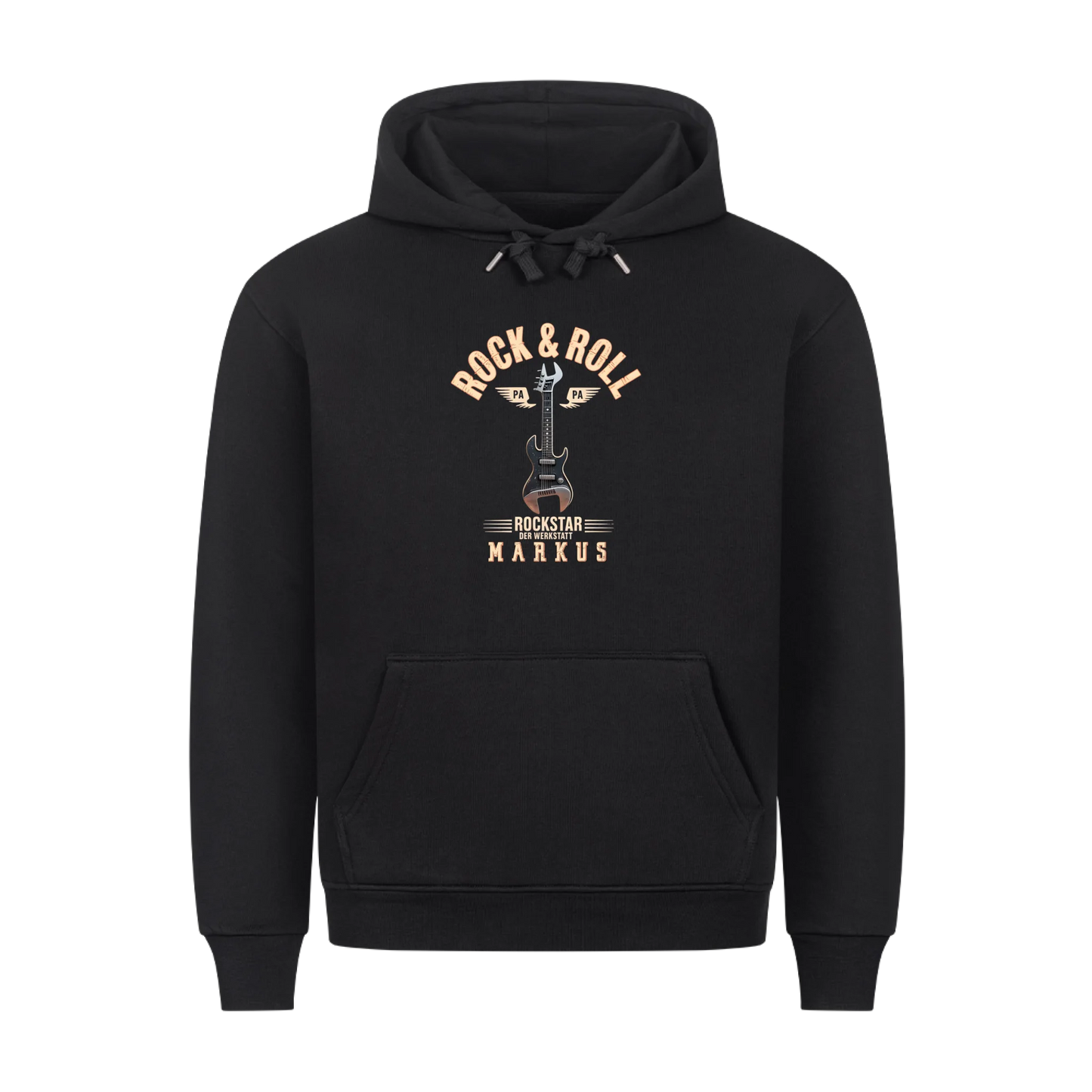 Personalisierbar - Rock & Roll Papa - Unisex Premium T-Shirt