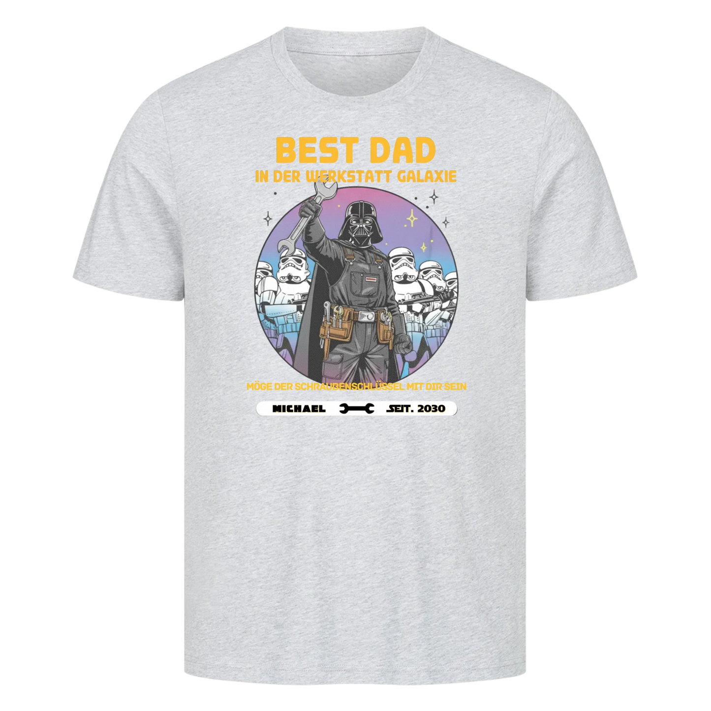 Personalisierbar - Best Dad in der Werkstatt - Unisex Premium T-Shirt