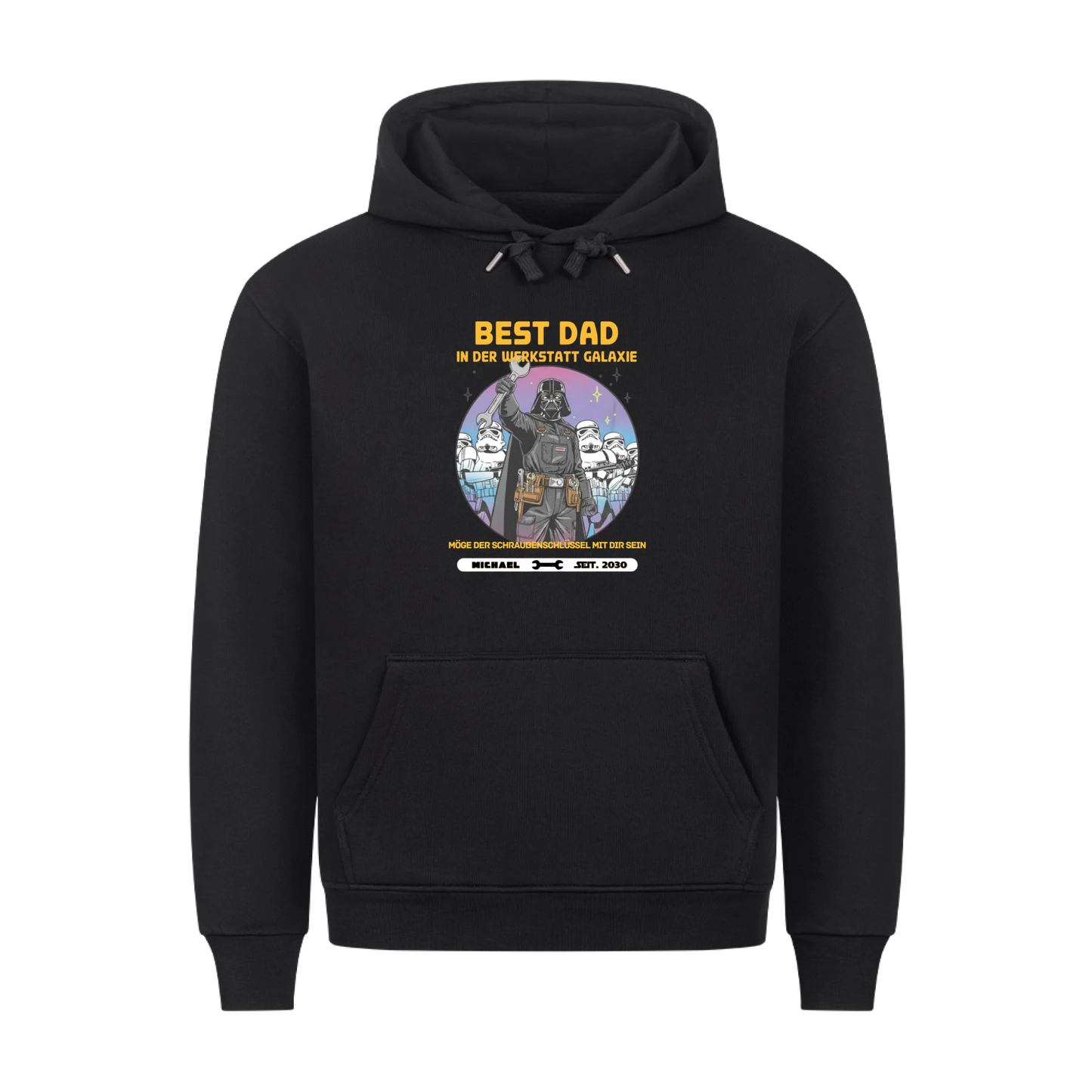 Personalisierbar - Best Dad in der Werkstatt - Unisex Premium T-Shirt