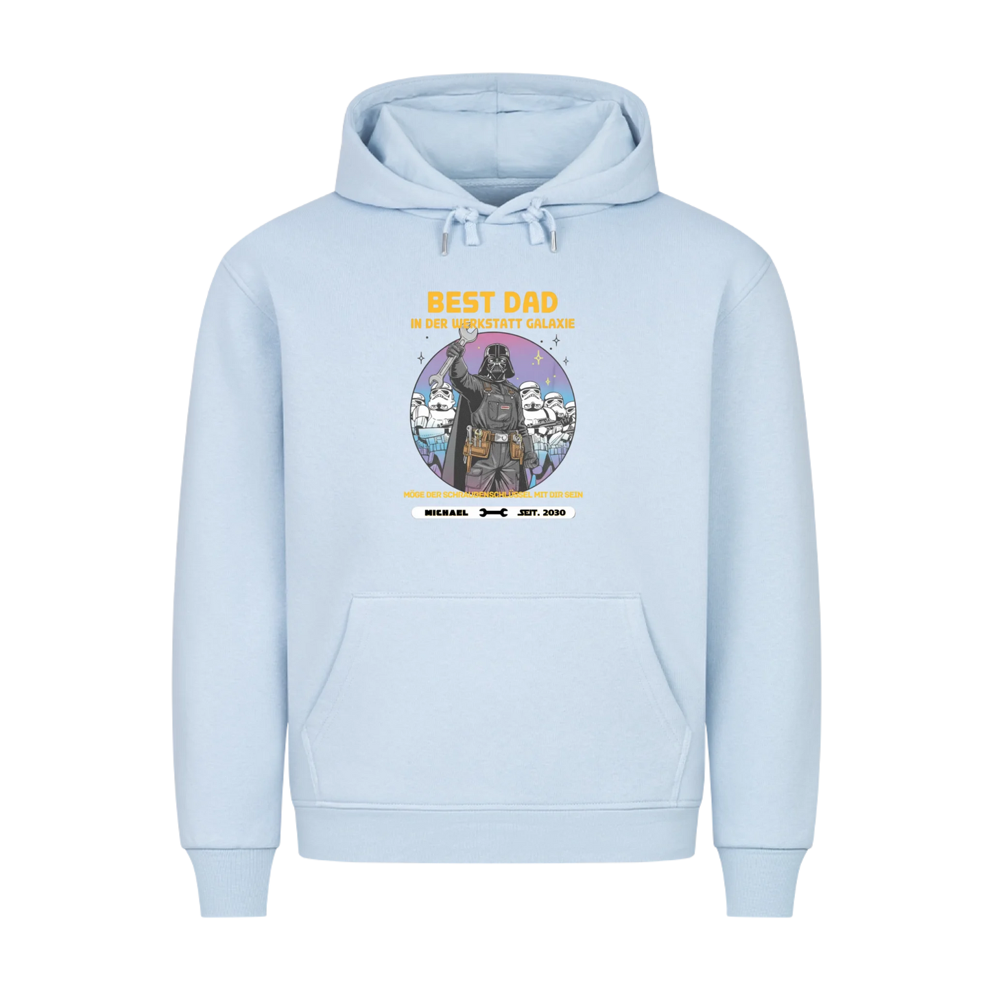 Personalisierbar - Best Dad in der Werkstatt - Unisex Premium T-Shirt