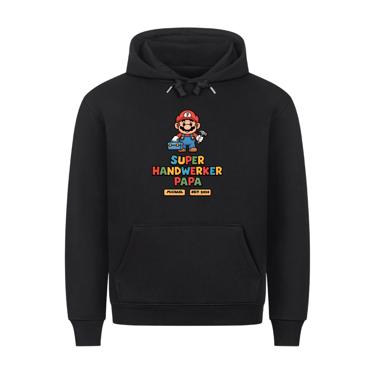 Personalisierbar - Super Handwerker Papa - Unisex Premium T-Shirt