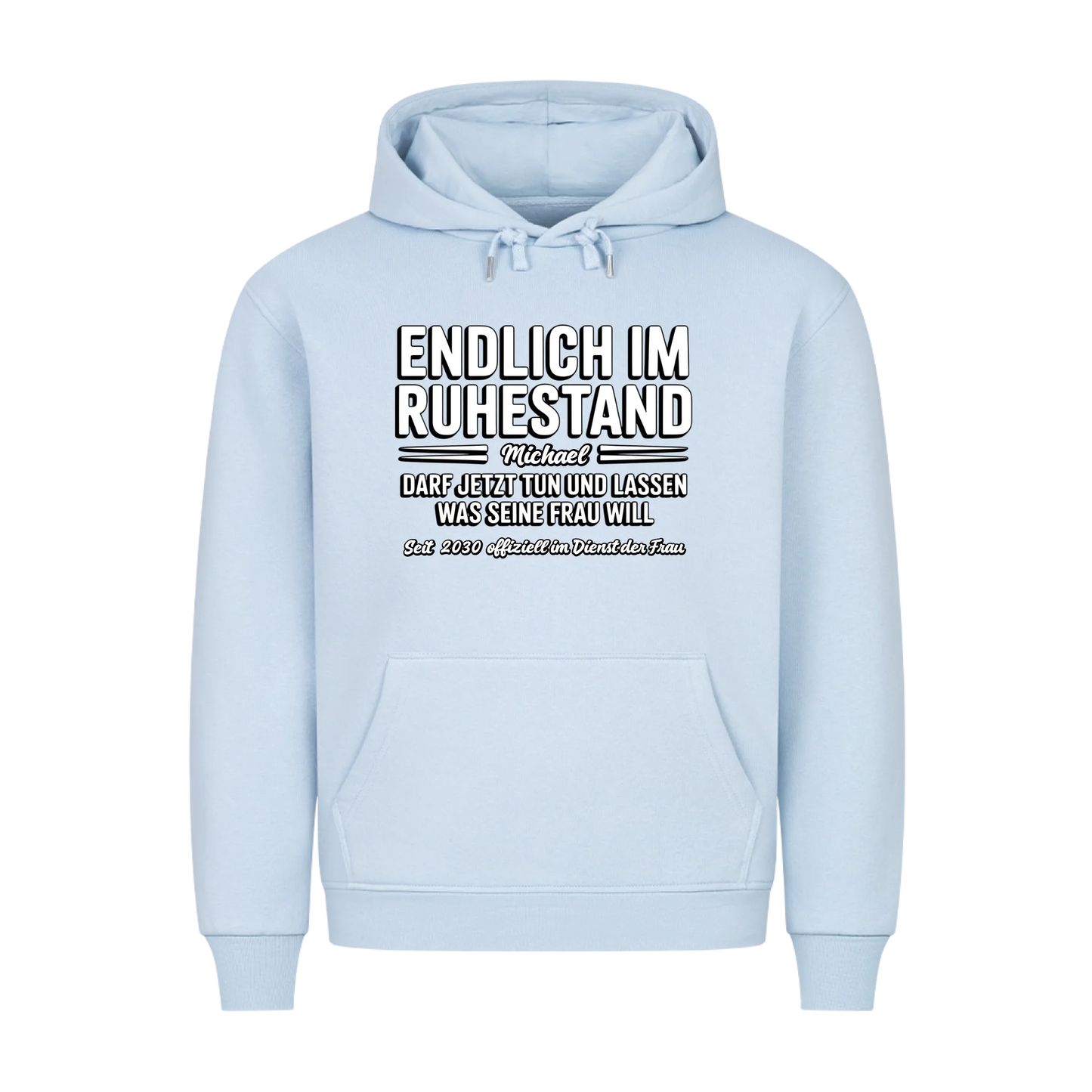 Personalisierbar - Endlich im Ruhestand - Unisex Premium T-Shirt