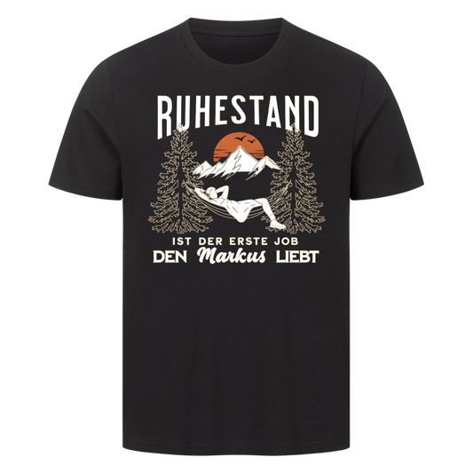 Personalisierbar - Ruhestand liege - Unisex Premium T-Shirt