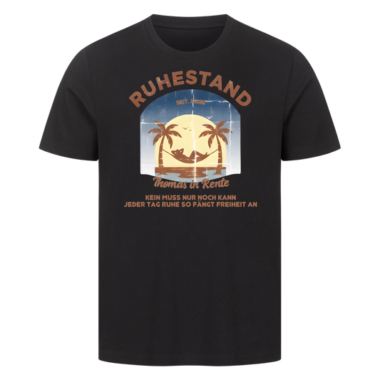 Personalisierbar - Ruhestand Freiheit - Unisex Premium T-Shirt