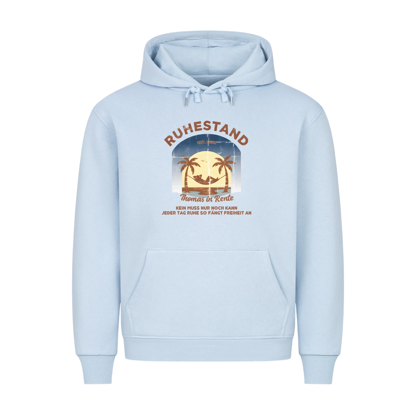 Personalisierbar - Ruhestand Freiheit - Unisex Premium T-Shirt