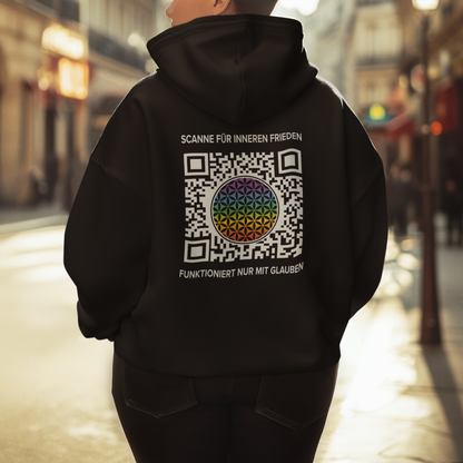 Glaubens QR-Code - VACANCY Oversized Hoodie